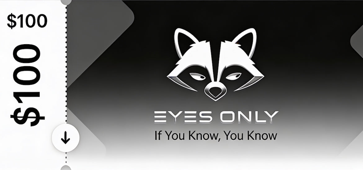 EYES ONLY Gift Card