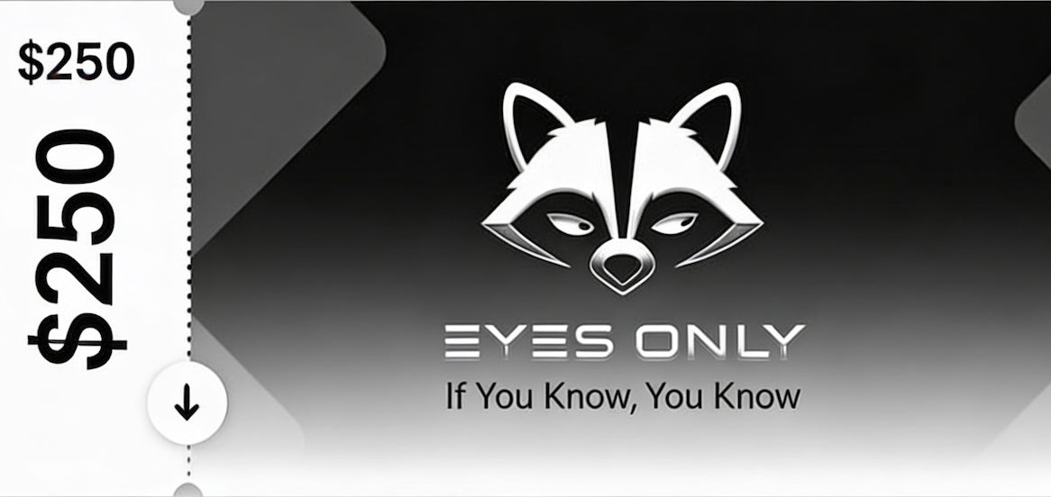 EYES ONLY Gift Card