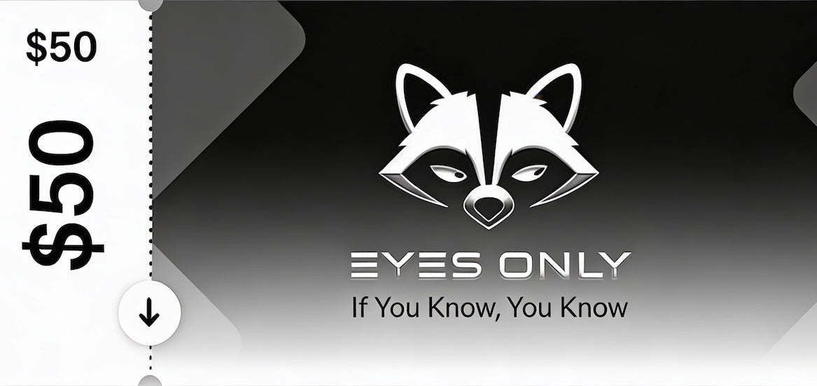 EYES ONLY Gift Card